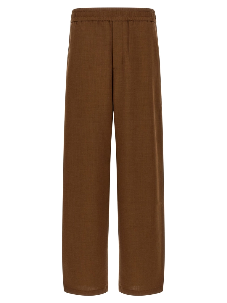 AMI Paris Wool Pantaloni Multicolor-Uomo